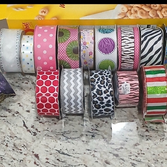 RIBBON All sizes/colors/ patterns/fabrics, 70-100 rolls Holiday/Bows/Scrapbook - Picture 3 of 14